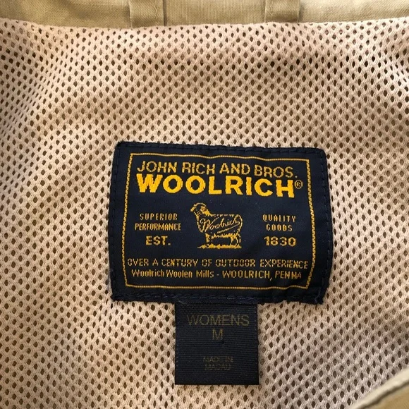 Woolrich John Rich and Bros safari field trench jacket. Size medium. - Picture 7 of 12